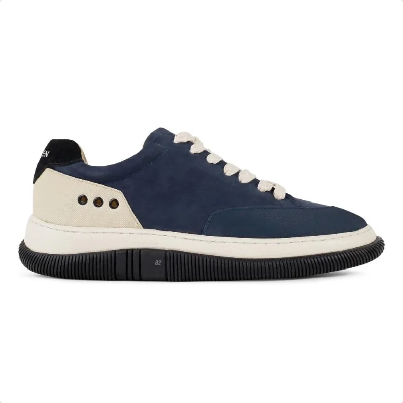 Tênis Osklen Hybrid Laces Nobuck Masculino 42 / Marinho / Bege
