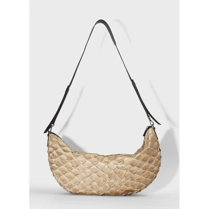 Andiroba pirarucu soft bag - bege - UN