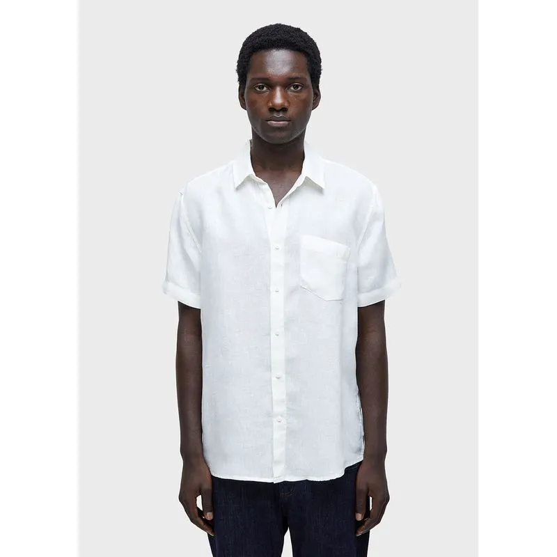 Camisa classic linen mc - natural - PP