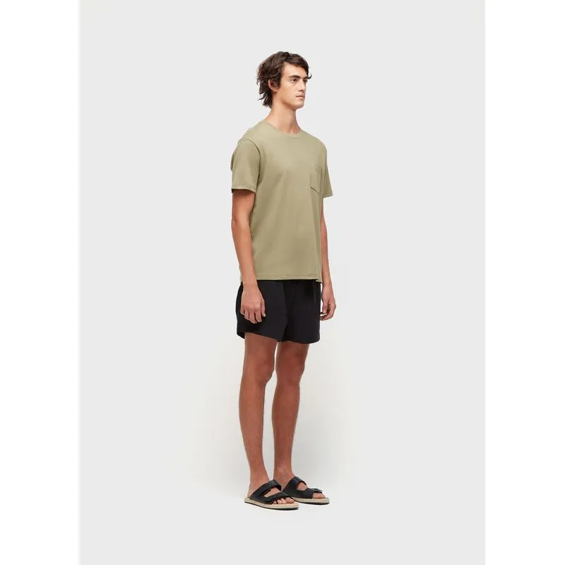 T-shirt e basics organic cotton - verde oliva - P