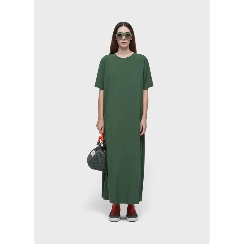Vestido t-shirt superlight - verde - M