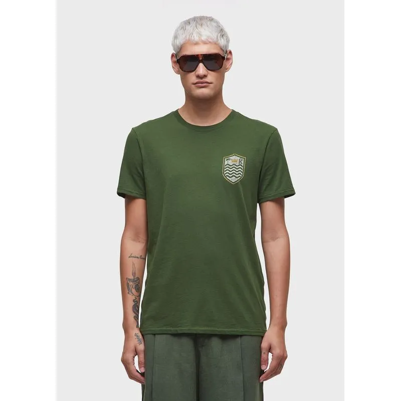 T-shirt soft used brasão gaze T-shirt soft used brasao gaze mc - verde - GG