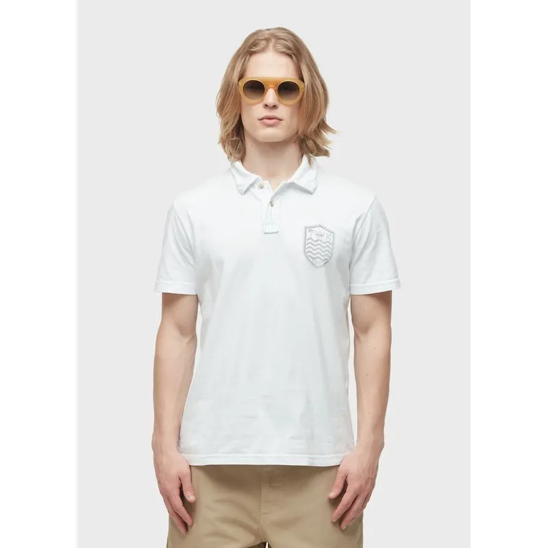 Camisa polo stone colors Camisa polo stone mc colors - branco - P