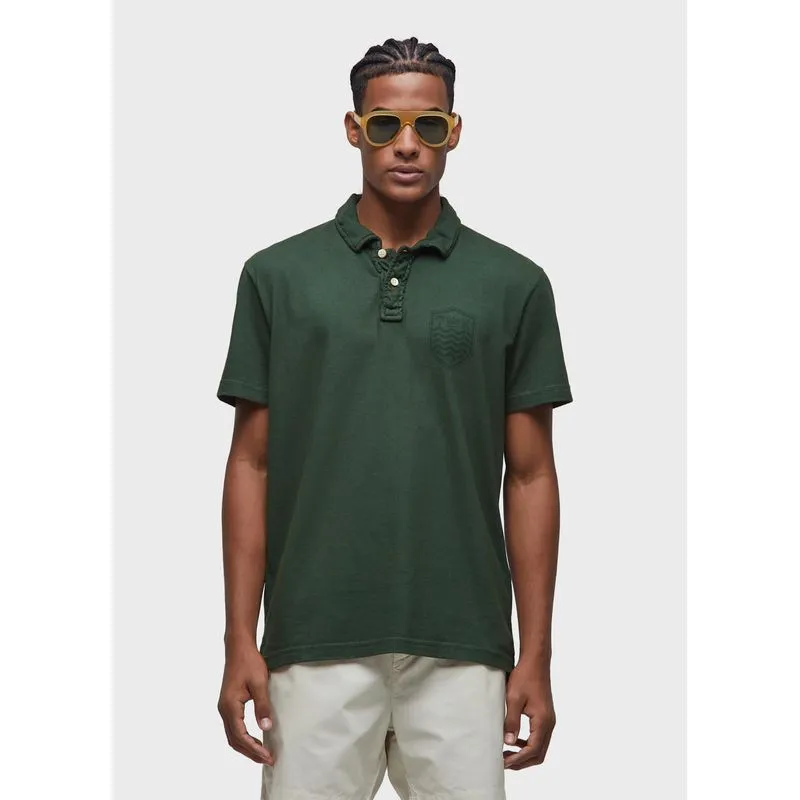 Camisa polo stone colors Camisa polo stone mc colors - verde - GG