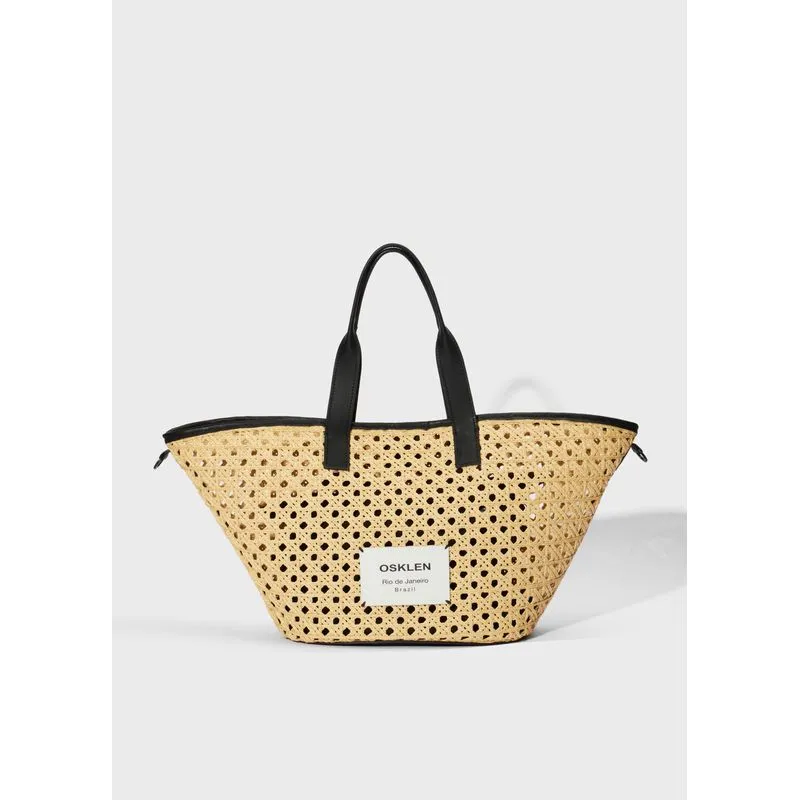 Bolsa basket tela - natural - UN