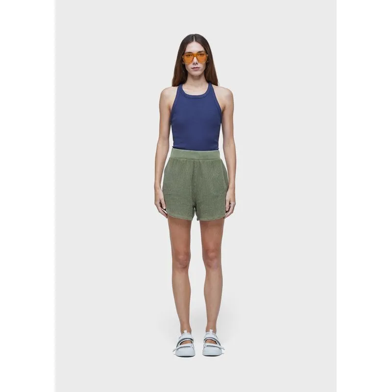 Short asadelta tela - verde - G