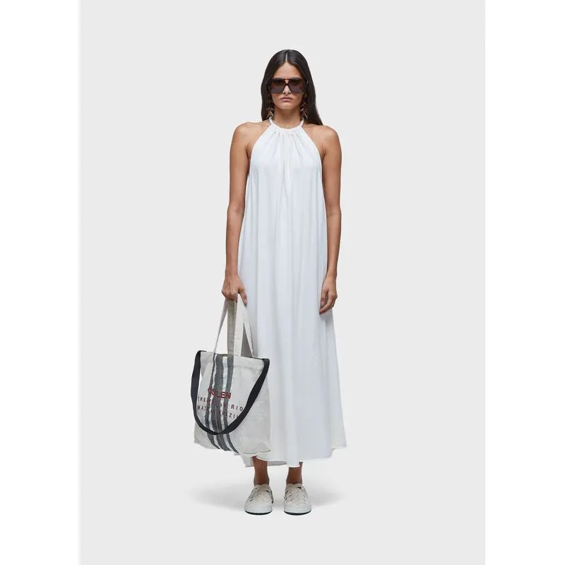 Vestido naked back - natural - M