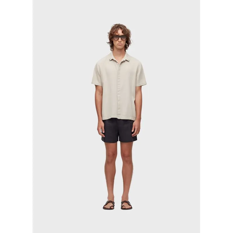 Short linen britt - preto - 38