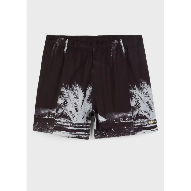 Beach short aquaone paradise - preto - PP