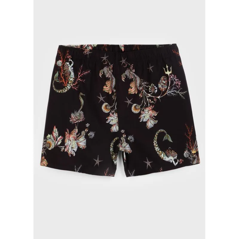Beach short oceans - preto - G