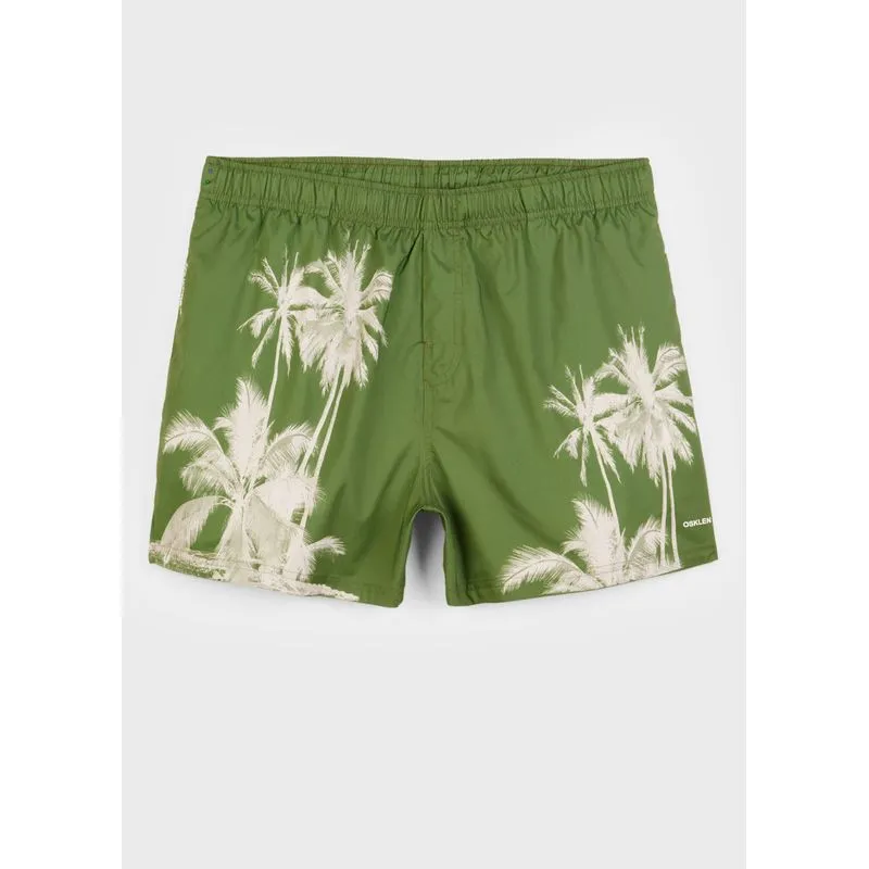 Beach short aquaone coqueiro lines - verde - P