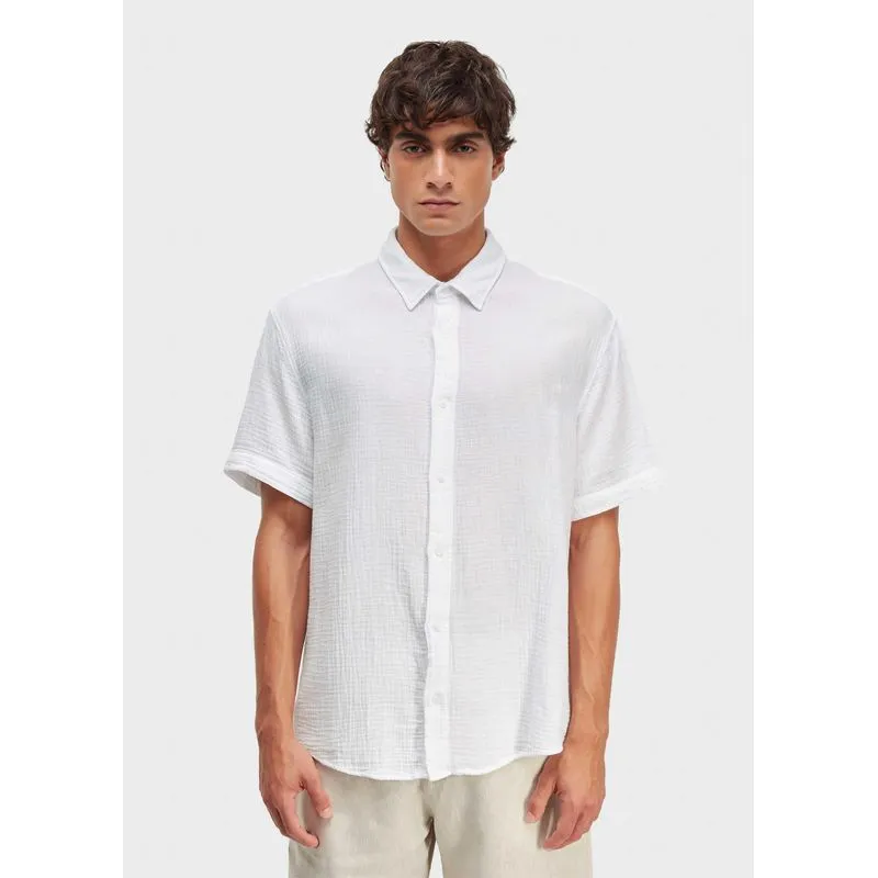 Camisa cotton wavy mc - branco - G
