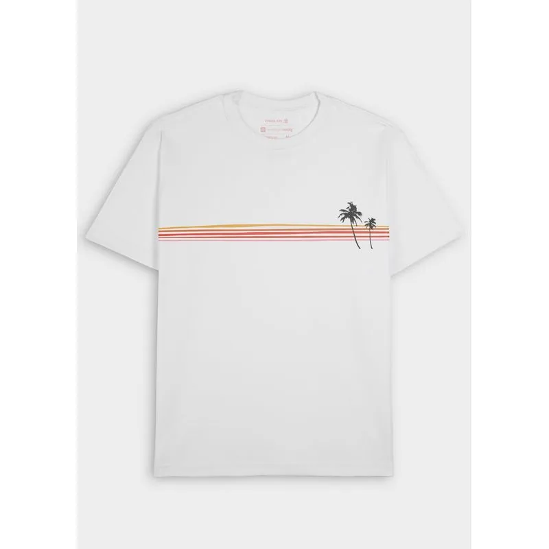 Big shirt prisma mc - branco - M