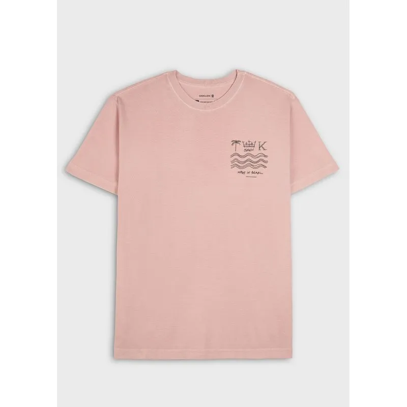 T-shirt stone brasão naive T-shirt stone brasao naive mc - rosa - GG