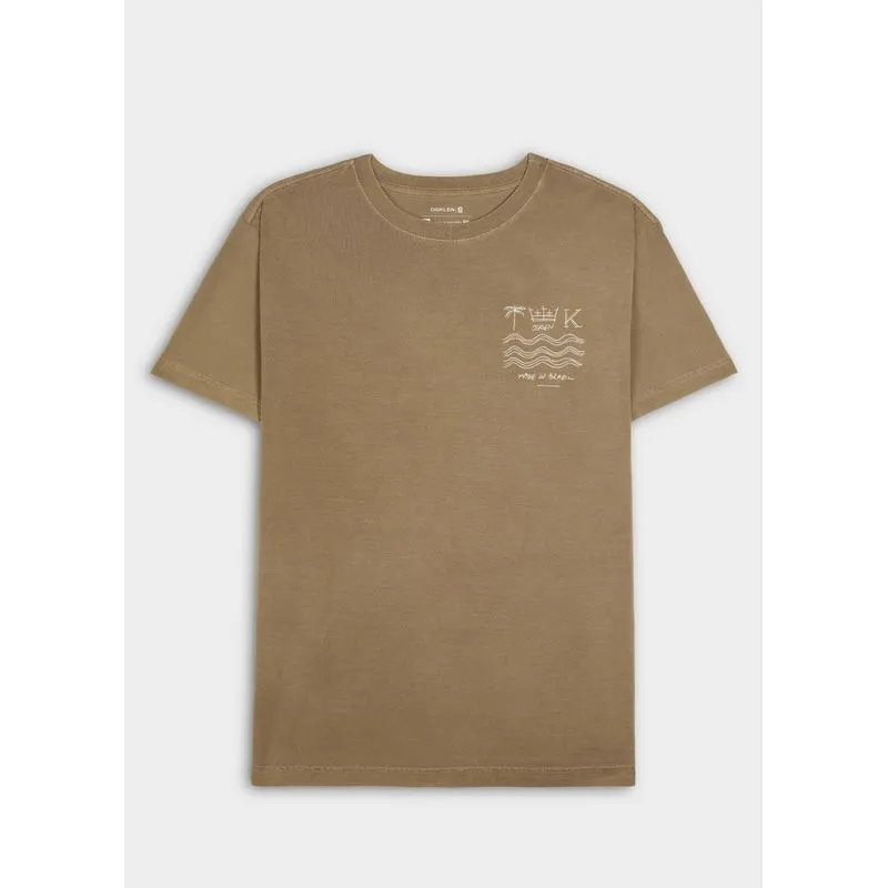 T-shirt stone brasão naive T-shirt stone brasao naive mc - bege - P