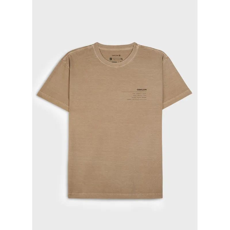 T-shirt stone info label mc - bege - GG