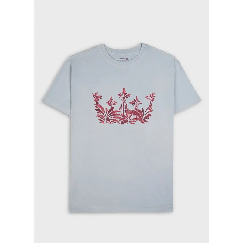 T-shirt stone lazuli crown mc - azul - GG