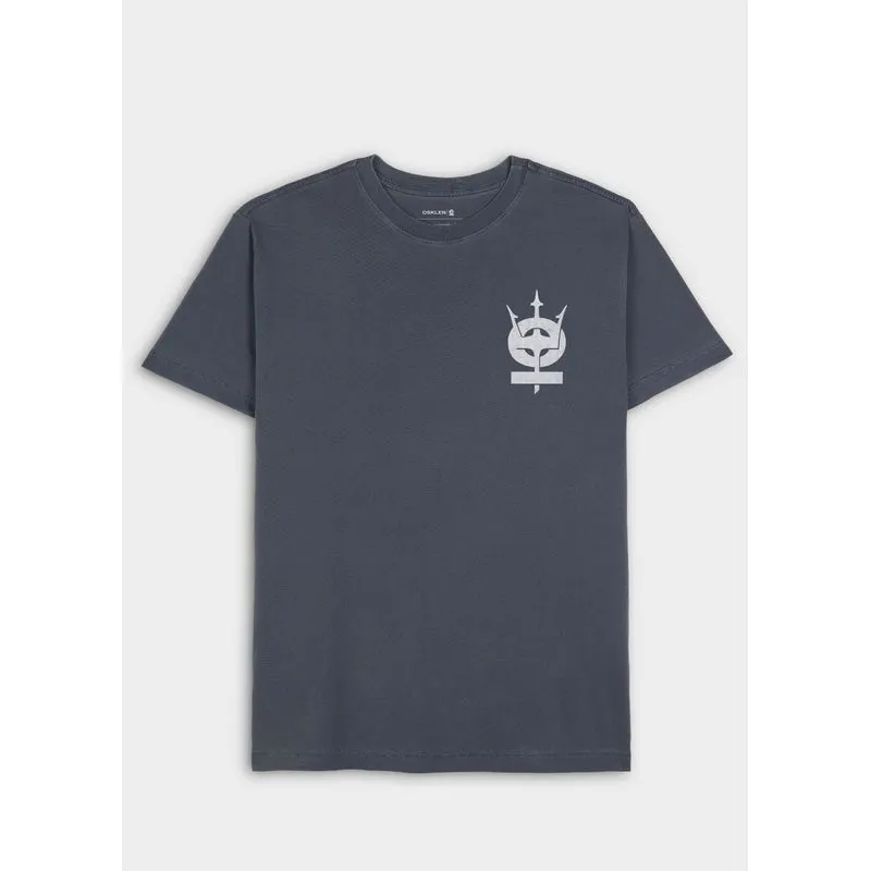 T-shirt stone tridente oceans mc - azul marinho - P