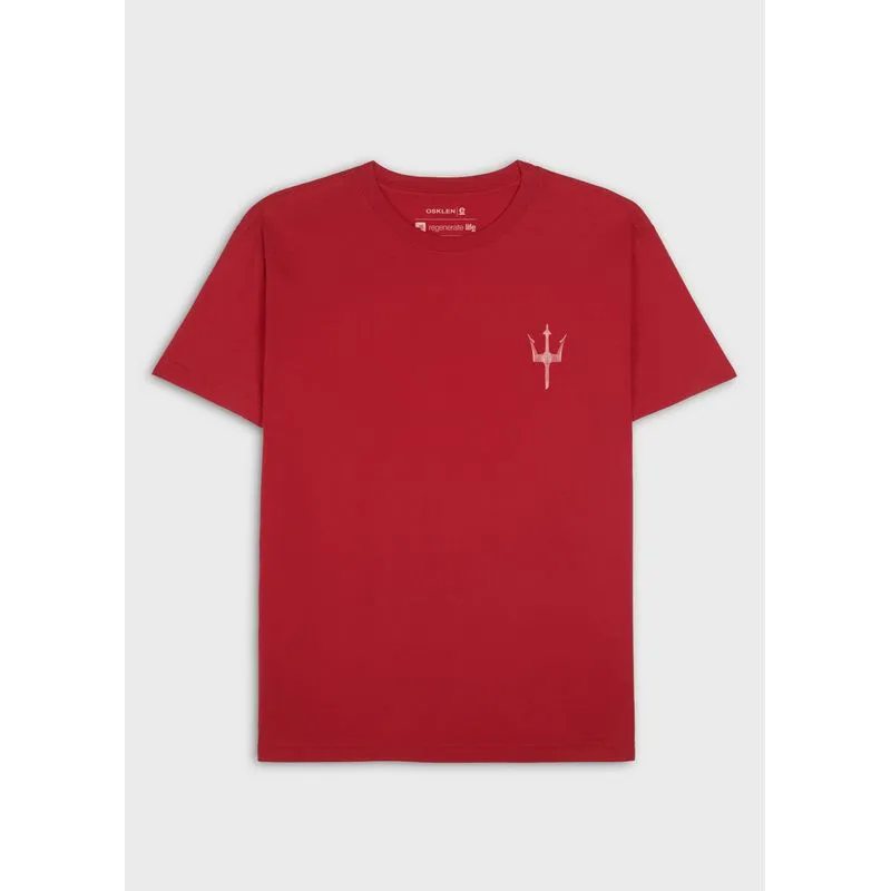 T-shirt vintage trident mc - vermelho - M
