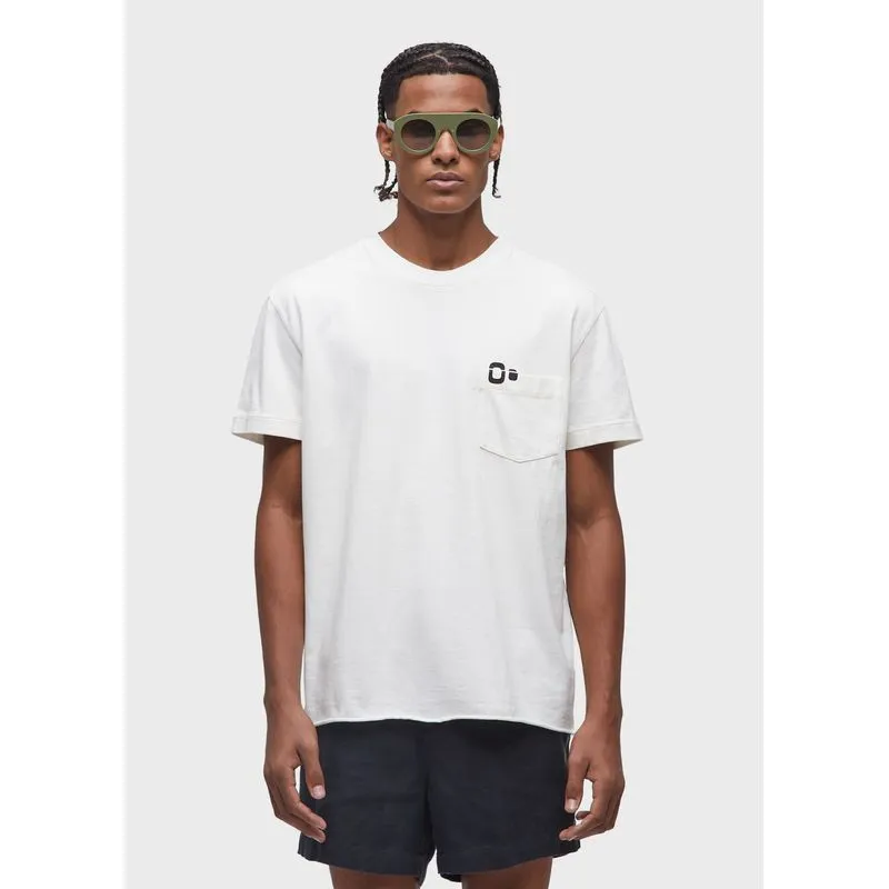 T-shirt pocket icone mc - off white - P