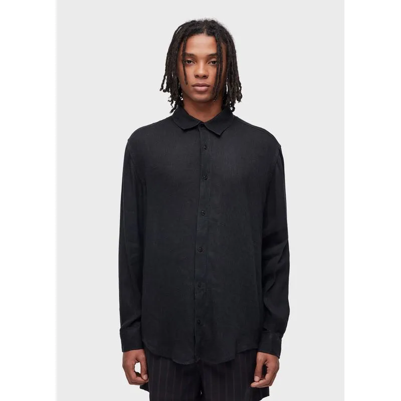 Camisa linen recycled ml - preto - M
