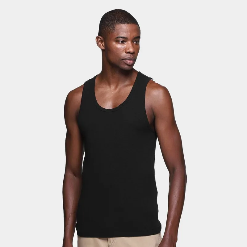 Regata Osklen Rib E-Basics Masculina - Masculino - Preto