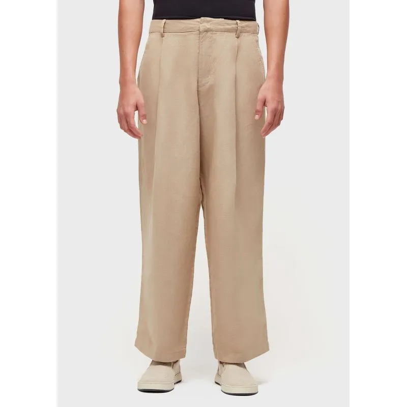 Calça alfaiataria linen new jazz Calca alfaiataria linen new jazz - bege - 38