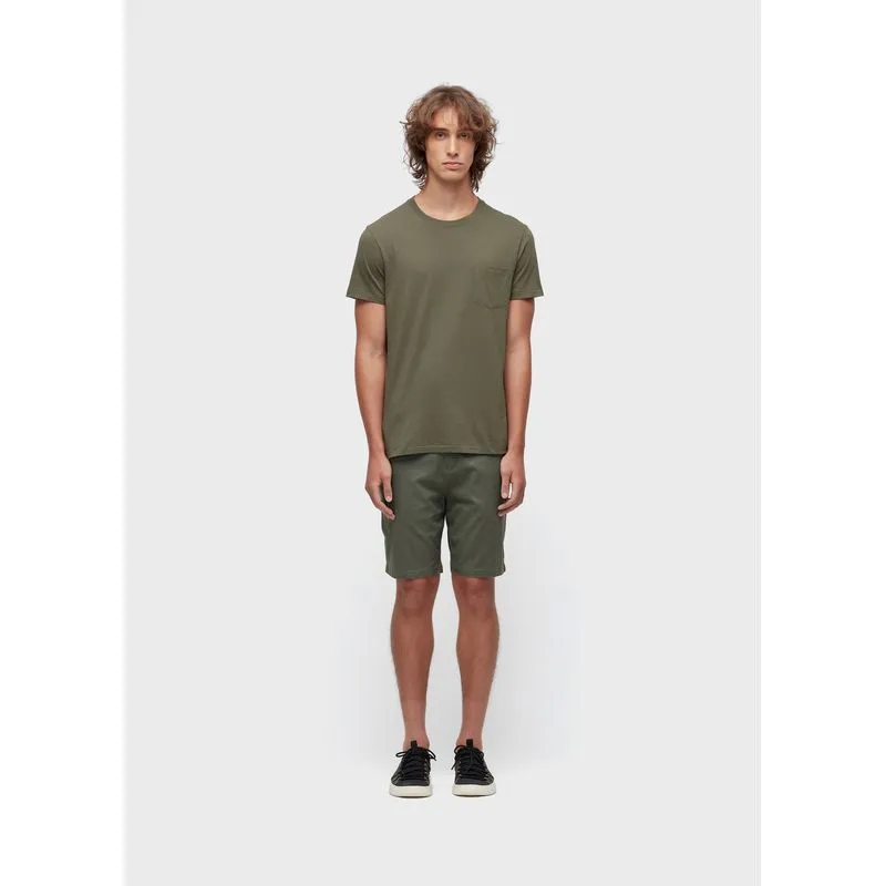 Bermuda alfaiataria basic linen - verde forest - 42