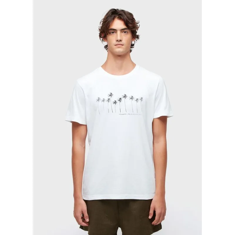 T-shirt stone coqueiros - branco - M