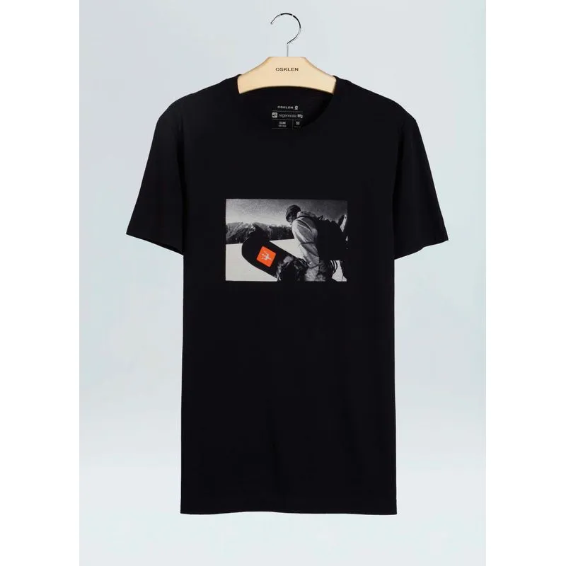 T-shirt vintage snow classic - preto - GG