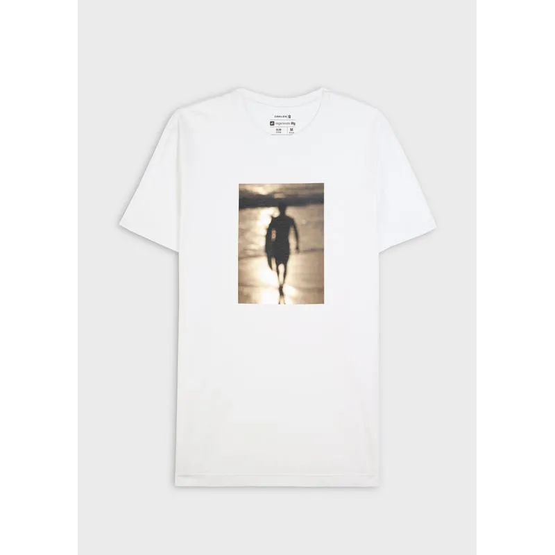 T-shirt stone surfer mc - branco - M