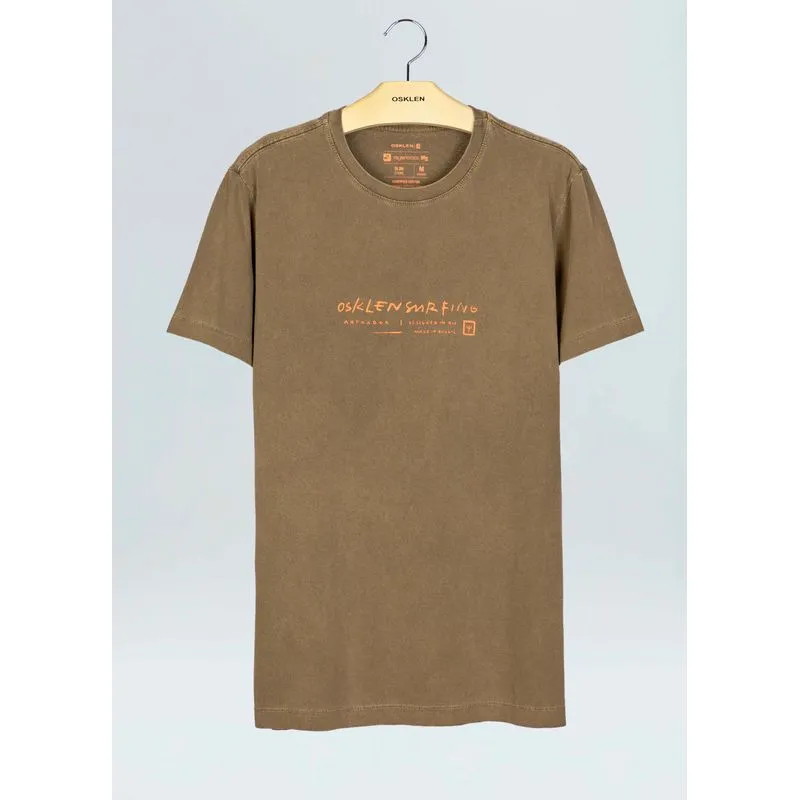 T-shirt stone surfing - bege - G