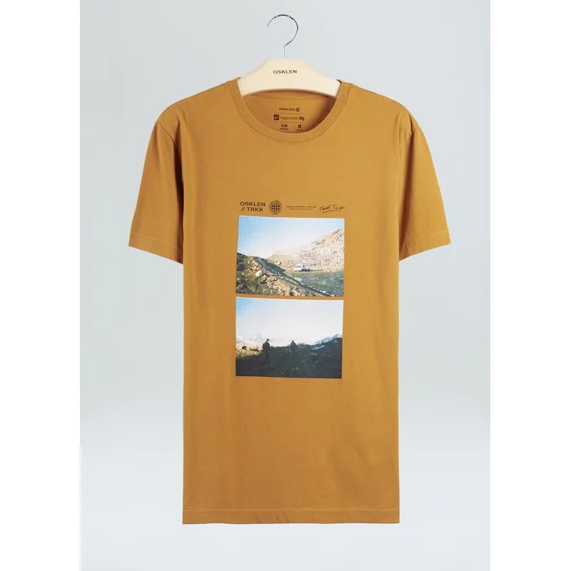 T-shirt vintage patagonia trekking - amarelo - G