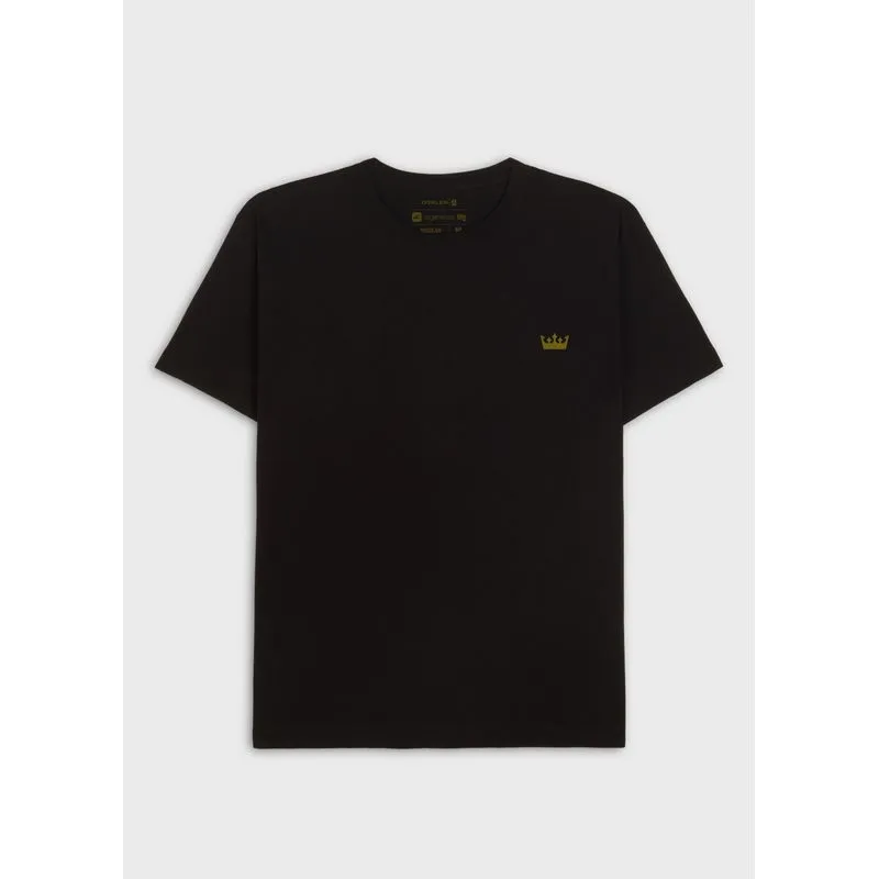 T-shirt vintage coroa gold mc - preto - P