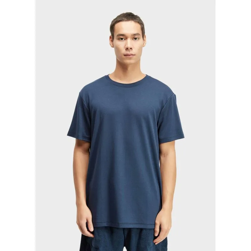 T-shirt supersoft comfort mc - azul marinho - M