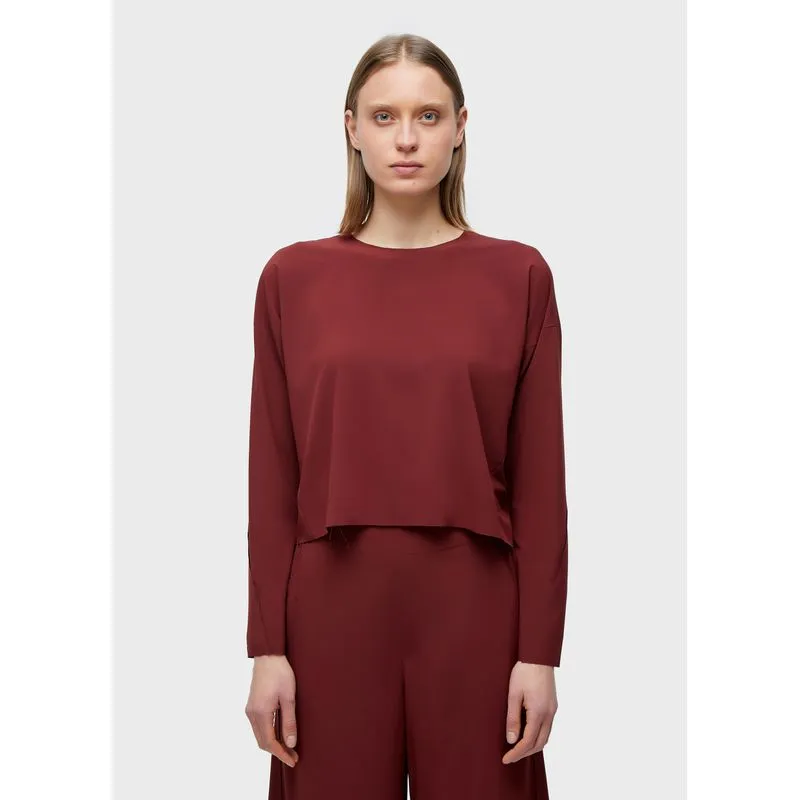 Blusa superlight ml - vinho - P