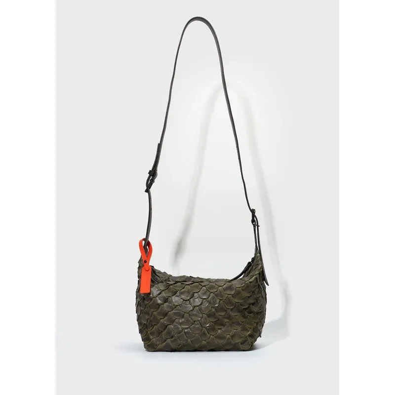 Bolsa pirarucu bakare large - verde forest - UN
