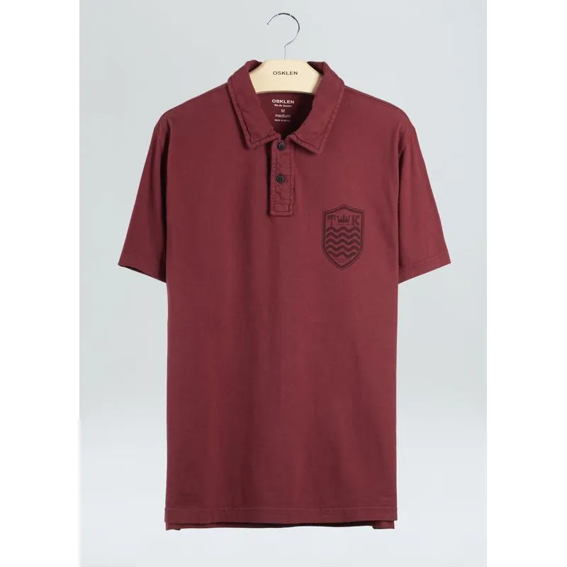 Camisa polo stone colors Camisa polo stone mc colors - vinho - GG