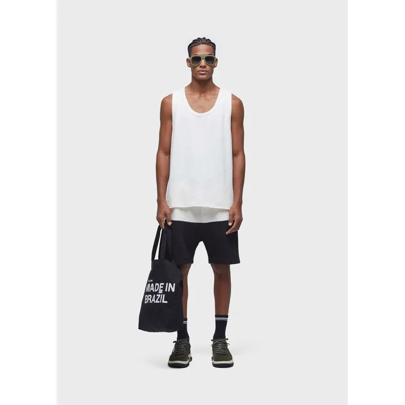 Bermuda casual bicolor new Bermuda casual masc bicolor new - preto - M