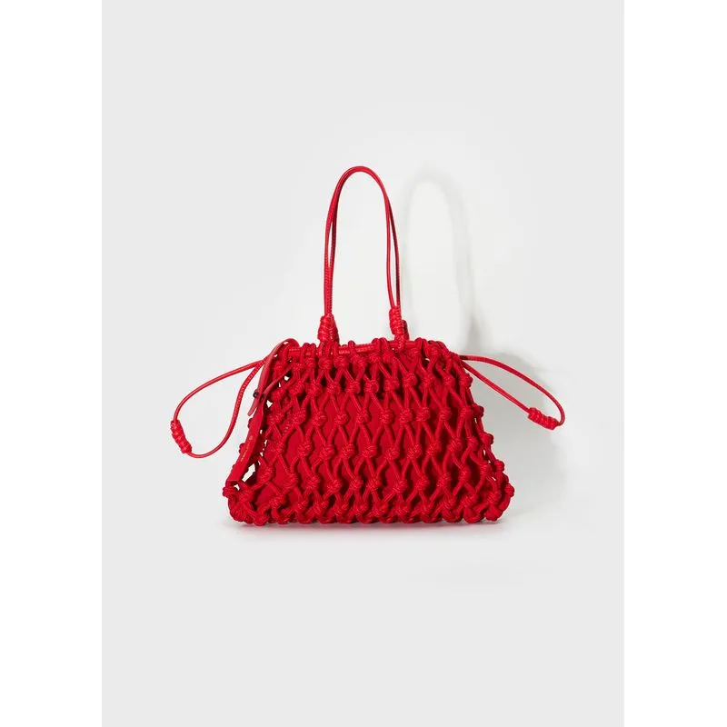 Bolsa color macrame - vermelho - UN
