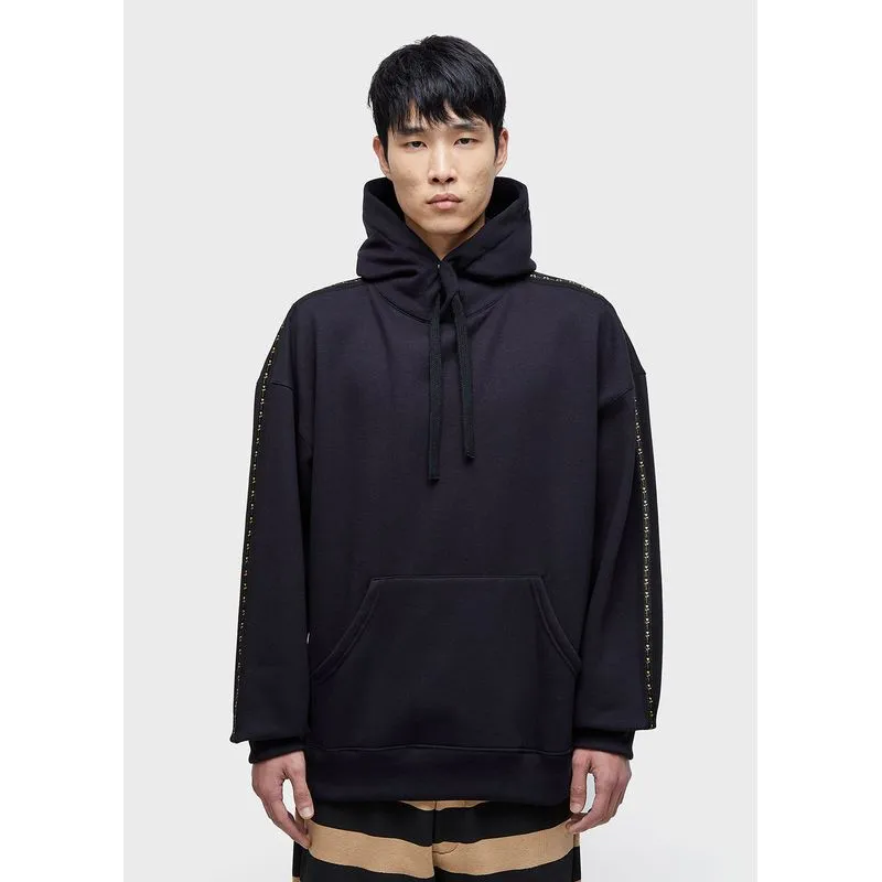 Moletom over hoodie roses - preto - G