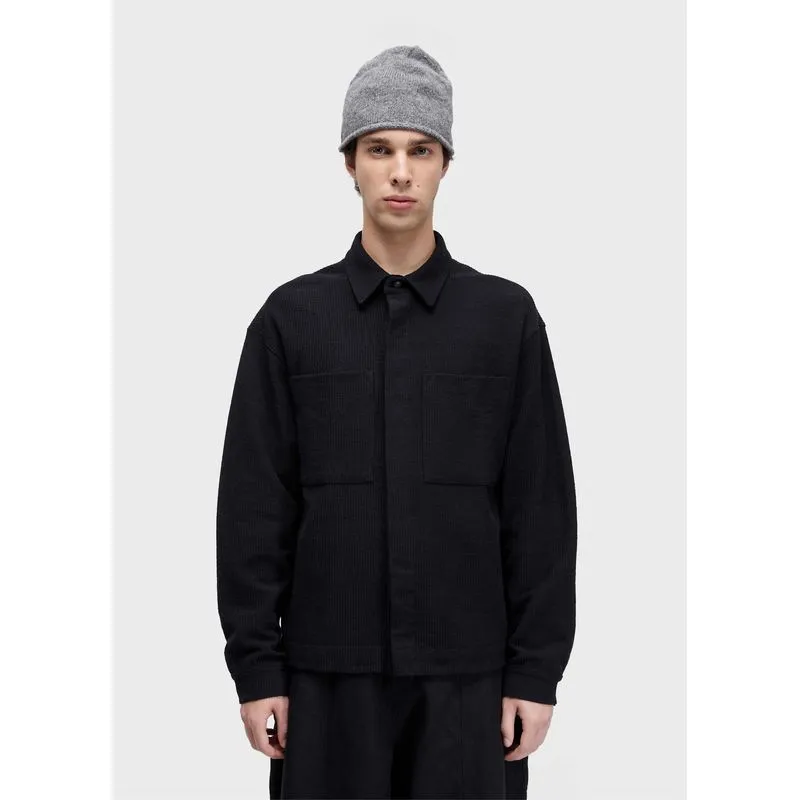 Overshirt moletom cotele - preto - G