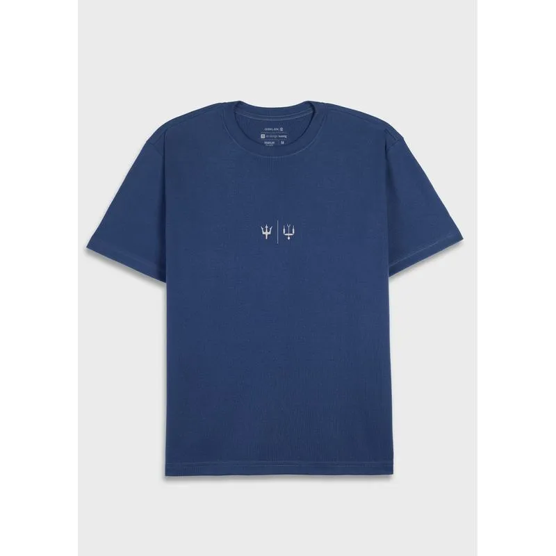 Big shirt kite logo mc - azul marinho - P