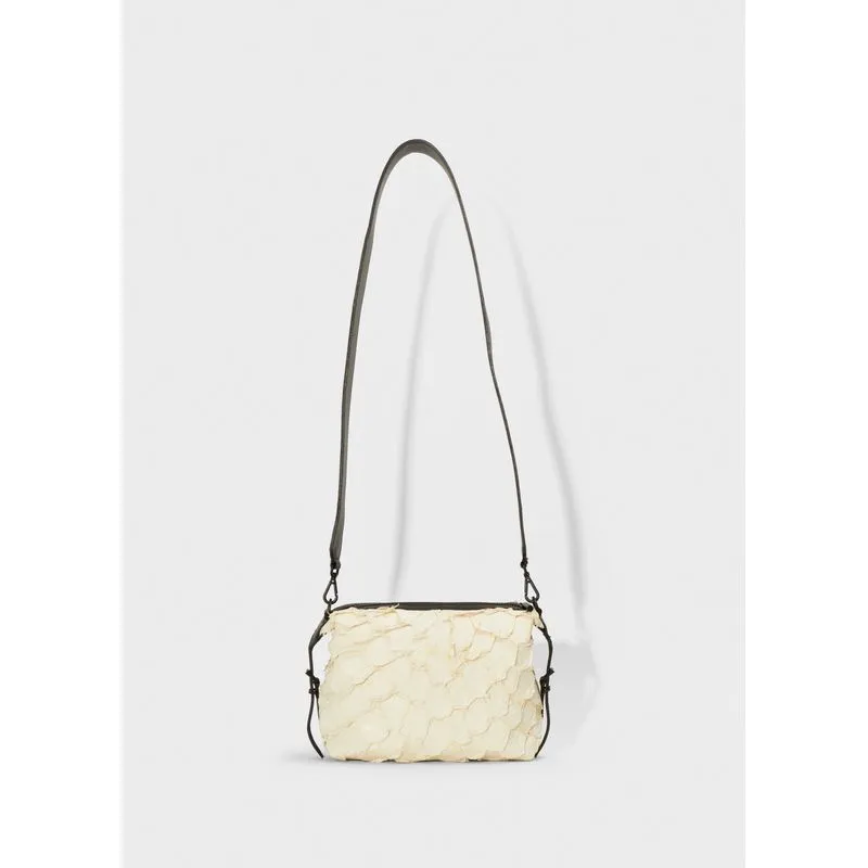 Bolsa pirarucu beju - off white - UN