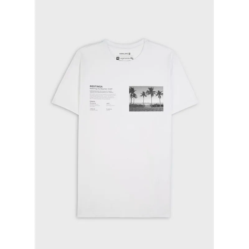 T-shirt org rough restinga mc - branco - M