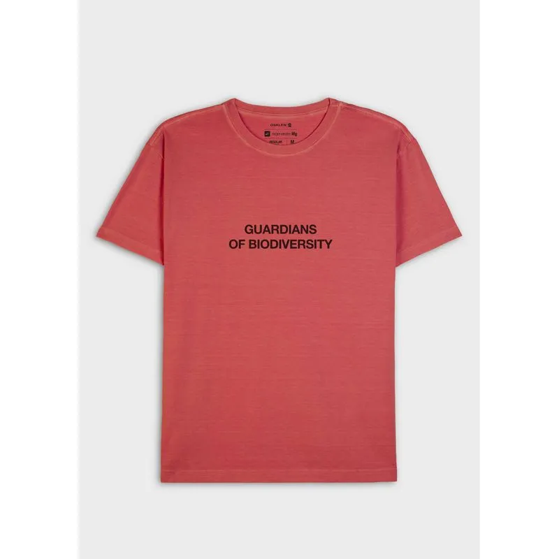 T-shirt stone biodiversity guardian mc - vermelho - P