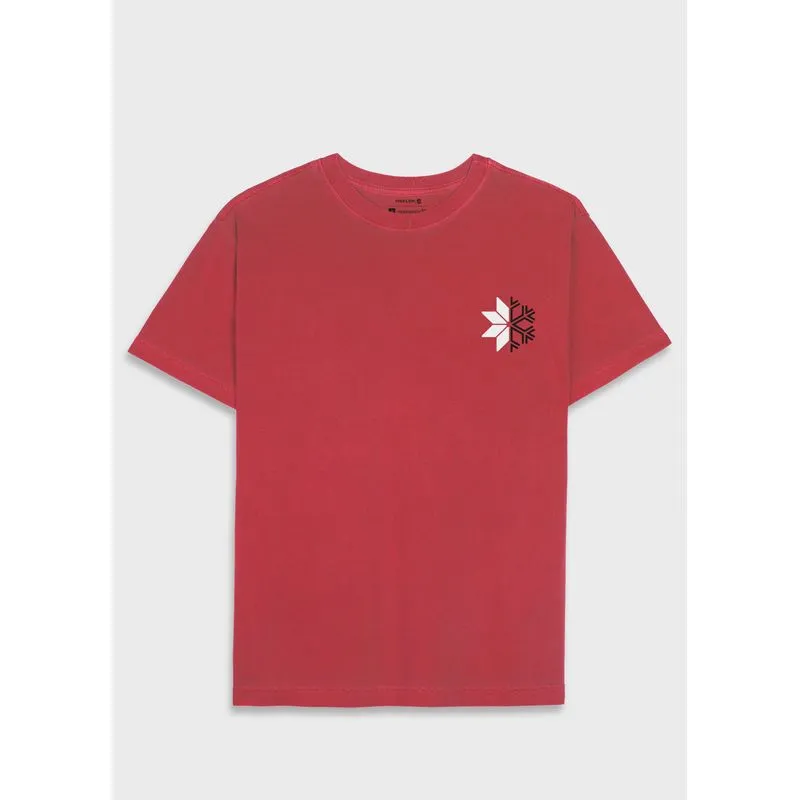 T-shirt stone snow icon mc - vermelho - GG