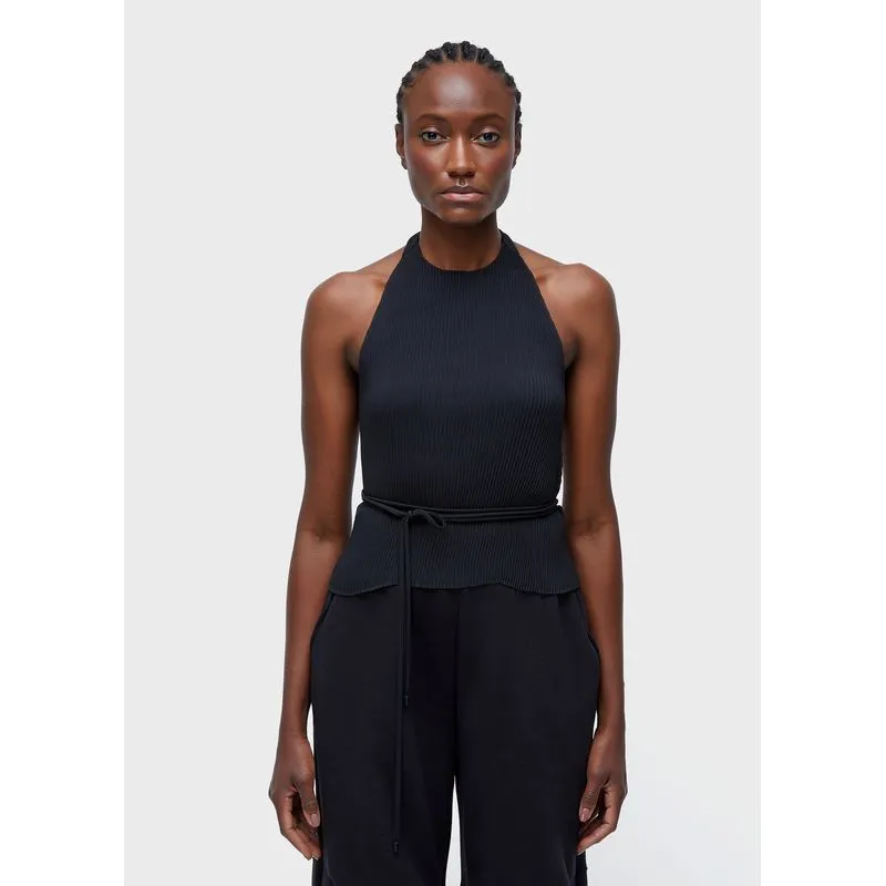 Blusa frente única plissada Blusa frente unica plissada - preto - M