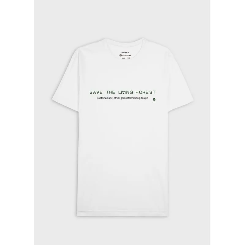 T-shirt stone living forest mc - branco - P