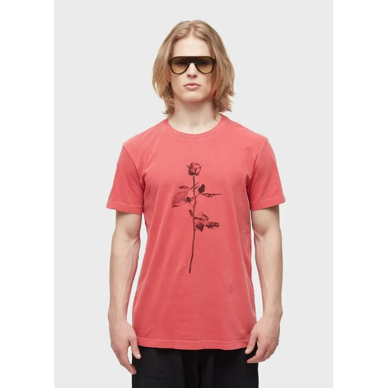 T-shirt stone rose mc - vermelho - G